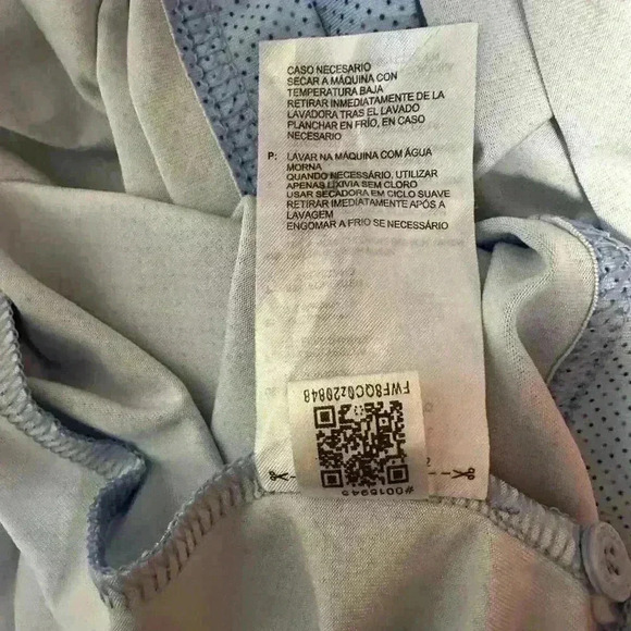 Adidas Golf Polo Shirt 2XL Blue & White for Men - Picture 9 of 11